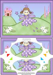 A5 Fairy Twinkletoes Scallop Corners and Pyramage