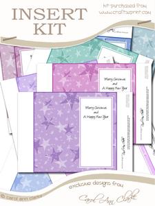 Dl Portrait Pastel Stars Christmas Inserts