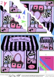 The Little Bag Shop Scallop Corner Side Stacker Topper