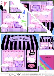 The Little Cupcake Shop Scallop Corner Side Stacker Topper