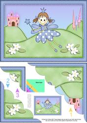 A5 Fairy Twinkletoes Scallop Corner Side Stacker