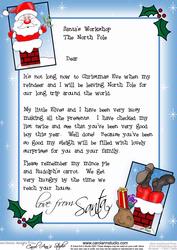 Boy's Letter from Santa