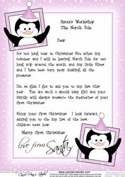 Baby Girl's 1st Letter from Santa