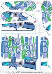Birthday Gadgets Games N Gizmos Fan Pyramage Topper