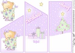 Rosie's Xmas Tree Cascade Card