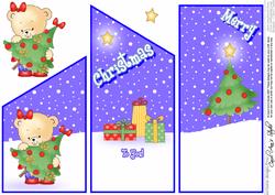 Rosie's Xmas Tree Cascade Card