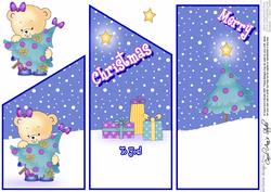 Rosie's Xmas Tree Cascade Card