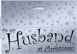 Large Dl to My Husband Christmas Quick Cut and Fold Card