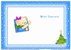 Rosie's Xmas Tree Xmas Insert