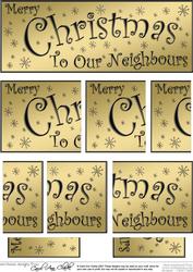 Neighbours Christmas Dl Side Stacker Topper