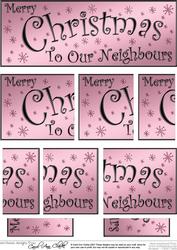 Neighbours Christmas Dl Side Stacker Topper