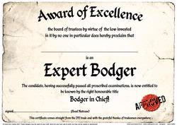 Fun Novelty Certificate