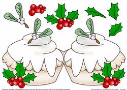 Mince Pie Shaped Card