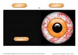 Spooky Eyes Cut and Fold Card