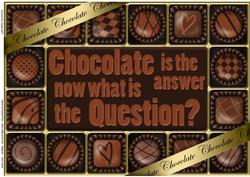 A4 Chocolate Greetings Card Topper