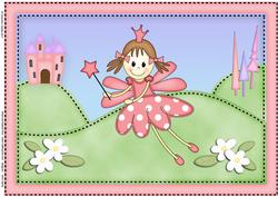 A4 Fairy Twinkletoes Card Topper