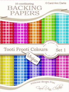 Tooti Frooti Backing Papers