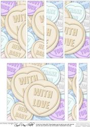 With Love Sweet Heart Side Stacker Topper