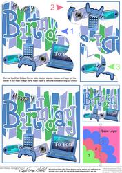 Birthday Gadgets Games N Gizmos Shell Edged Corner Side Stac