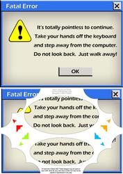 A5 Novelty Fun Computer Greetings Scallop Corners N Pyramage