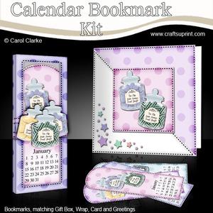 Bahh Humbug Everlasting Calendar Bookmark Gift Set N Quick C