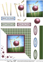 Cricket Quick Card with Decoupage