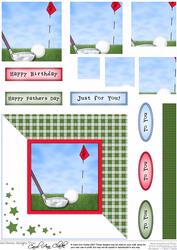 Golf Quick Card with Pyramage