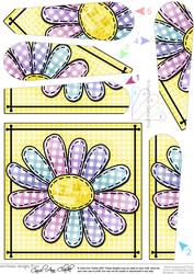 Patchwork Petals Fan Pyramage Topper