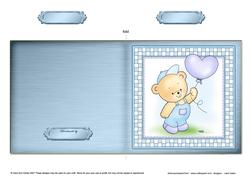 Robert's Balloon Cut and Fold Quick Card