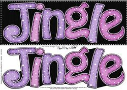 Large Dl Christmas Jingle Quick Card with 3D Decoupage