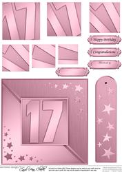 17th Metallic Age Quick Card with Twisted Pyramage
