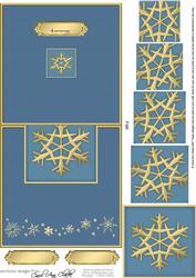 Xmas Snowflake No-hole Over the Edge N Spiral Pyramid