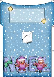 Xmas Noel Robins Money or Gift Wallet and Card