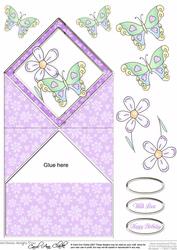 Butterfly Diamond Top Card