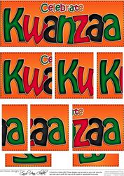 Kwanzaa Dl Side Stacker Topper