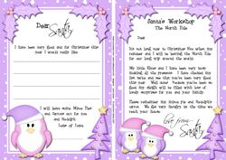 Child's Santa Letter to and from Santa