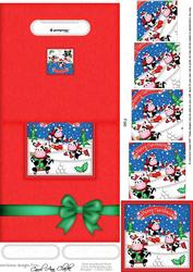 Xmas Milly Moo No-hole Over the Edge N Spiral Pyramid