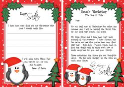 Child's Santa Letter to and from Santa