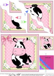 Milly Moo Wavy Corner Side Stacker Topper