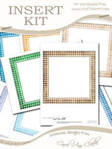 10 Mens 7 x 7 Inch Sq Insert Panal Kit