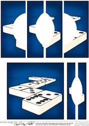 Dominoes Circular Side Stacker