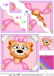 Mia Meerkat Wavy Corner Side Stacker Topper