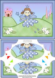A5 Fairy Twinkletoes Scallop Corners and Pyramage