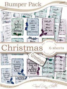 Bumper Value Pack of Christmas Greetings