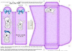 Jess N Jock Westies Bookmark Card N Envelope