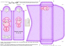 Bon Bon Poodle Dog Bookmark Card N Envelope