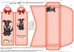 Hamish Scottie Dog Bookmark Card N Envelope