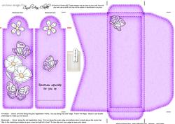 Fluttery Butterflies Bookmark Card N Envelope