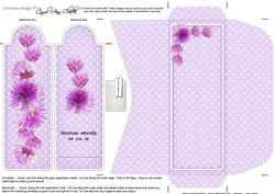 Pretty Floral Bookmark Card N Envelopee