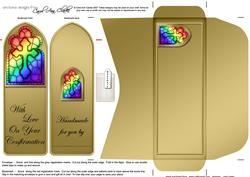 Confirmation Religious Bookmark Card N Envelope